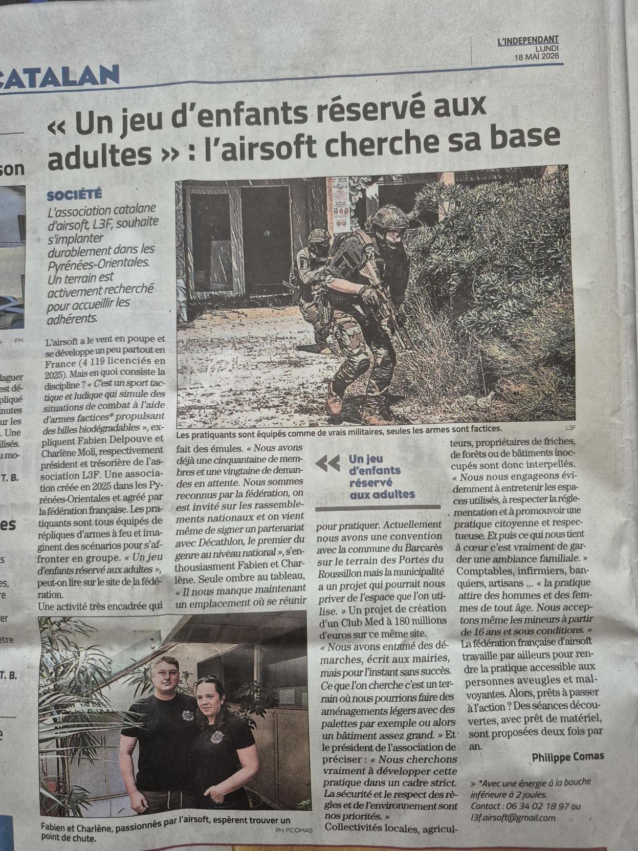 Article de presse L3F